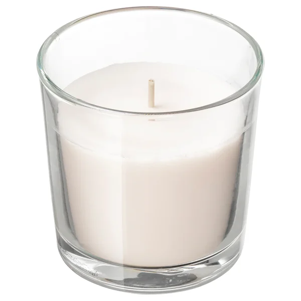 شمع ساخته شده با رنگ مایع سفید