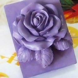 شمع رز سه بعدی