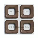 رنگ شمع مکعبی قهوه ای