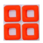 رنگ شمع مکعبی نارنجی فلور