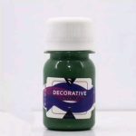 رنگ سبز اکرلیک شمع