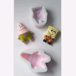 قالب سیلیکونی پاتریک و باب اسفنجی